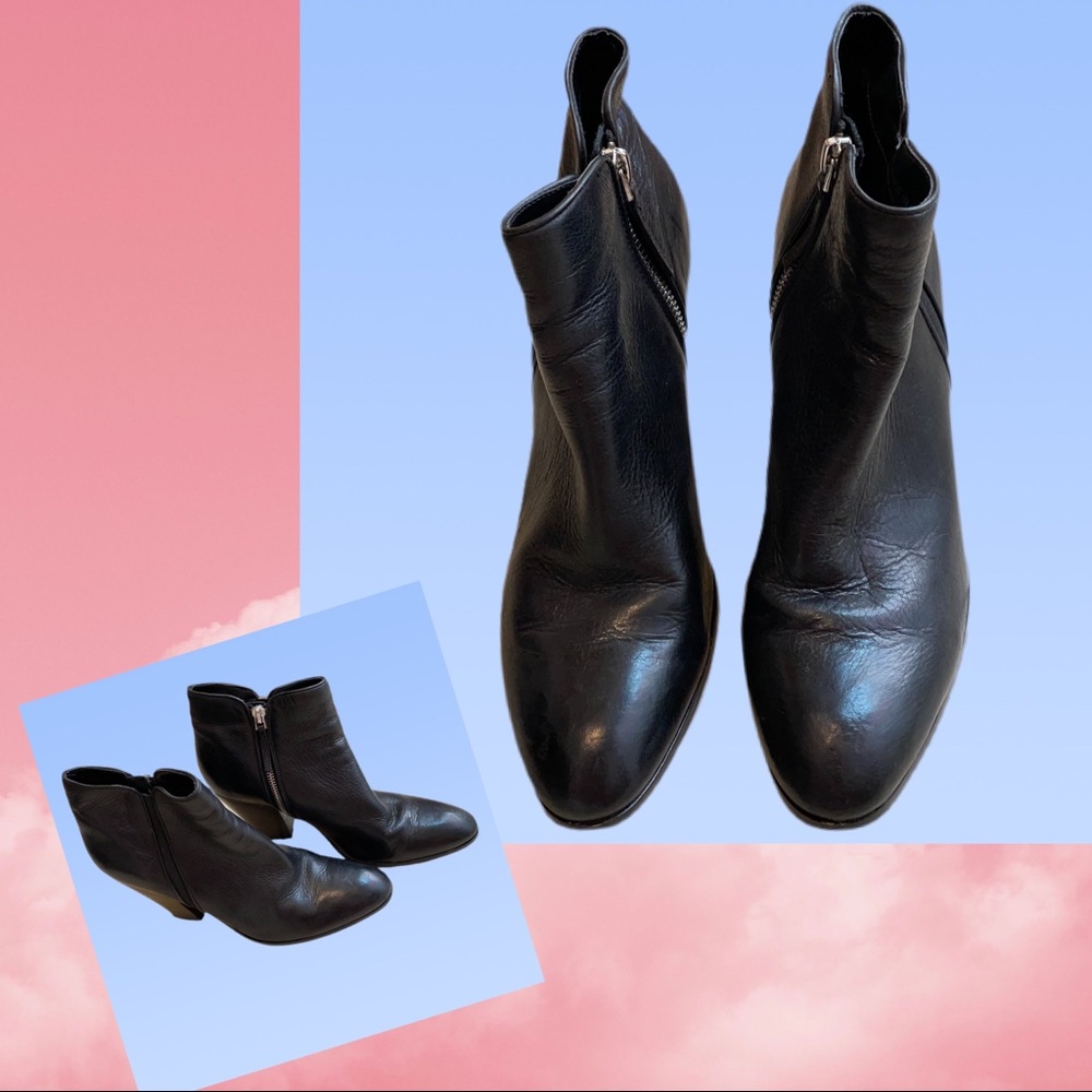 Leather boot